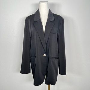 EVNL Long Black Blazer - Size S